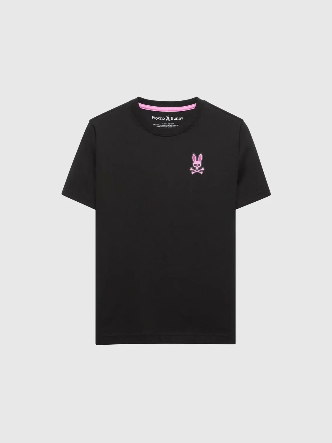 Psycho Bunny Kids Frank Back Graphic Tee Black
