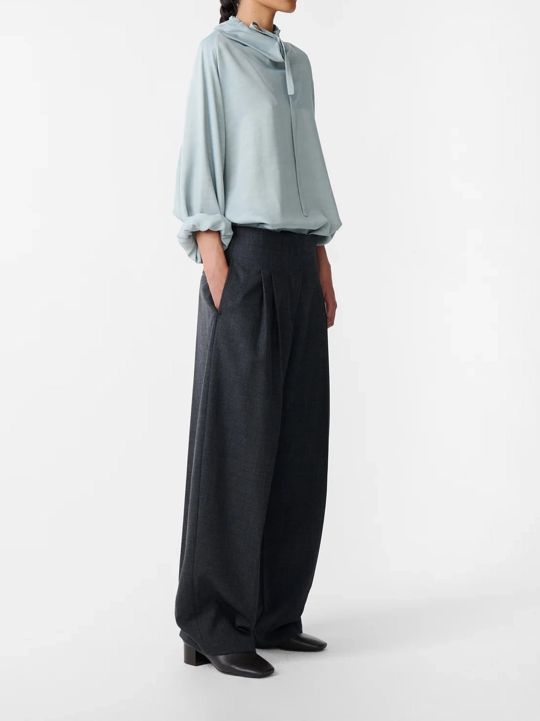 Studio Nicolson Lira Pant Slate Melange