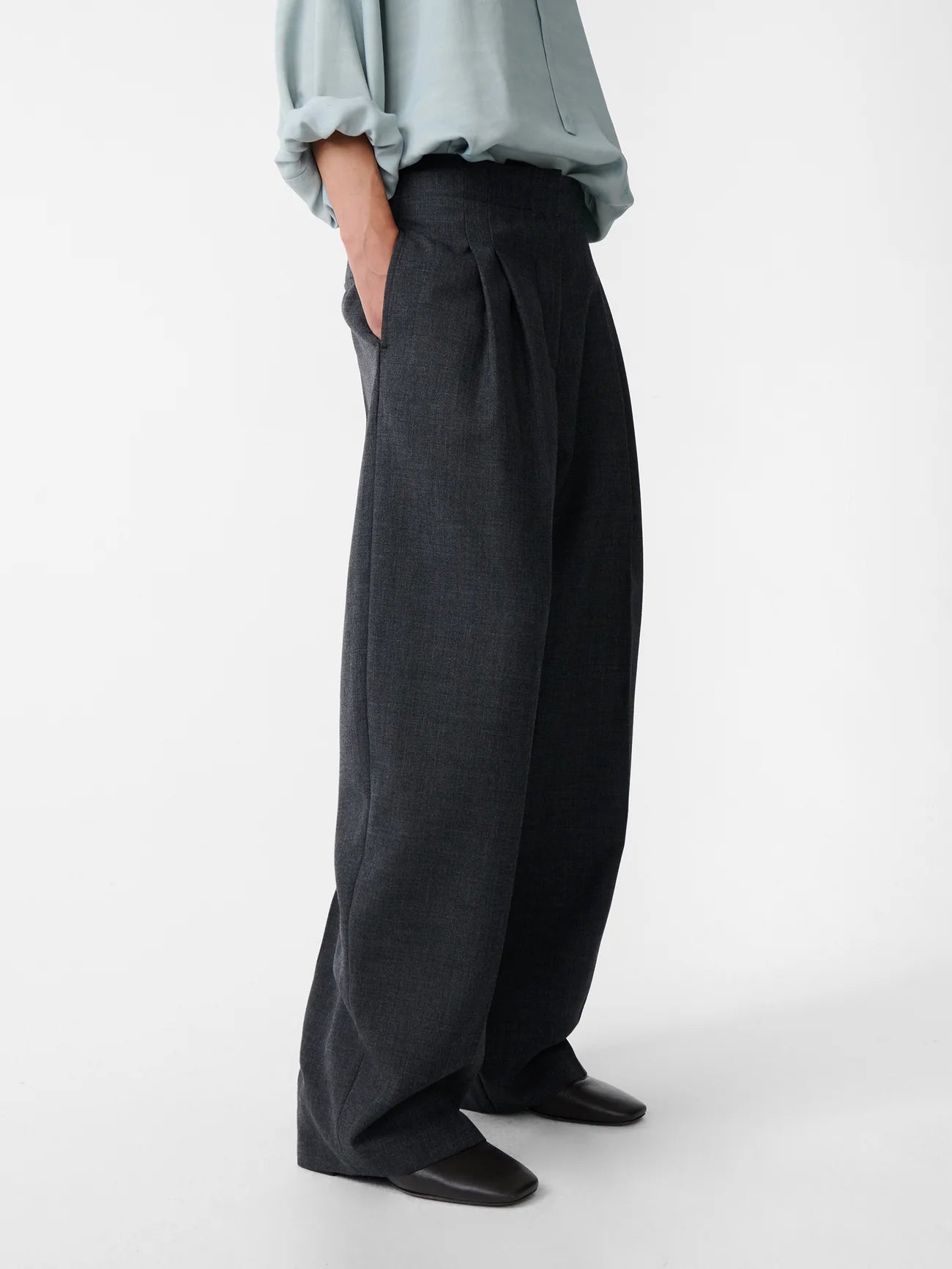 Studio Nicolson Lira Pant Slate Melange