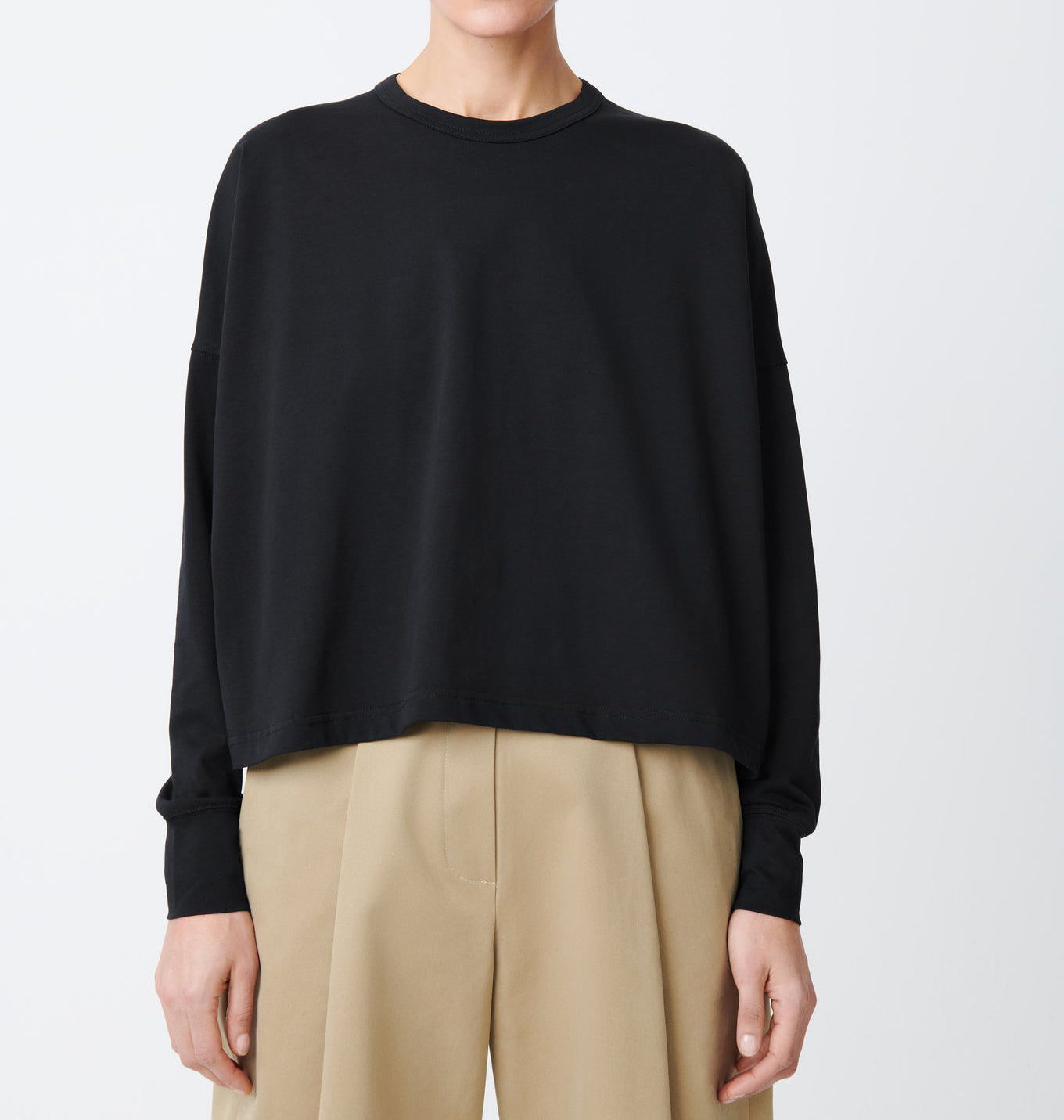 Studio Nicolson Loop Long Sleeve T-Shirt Black