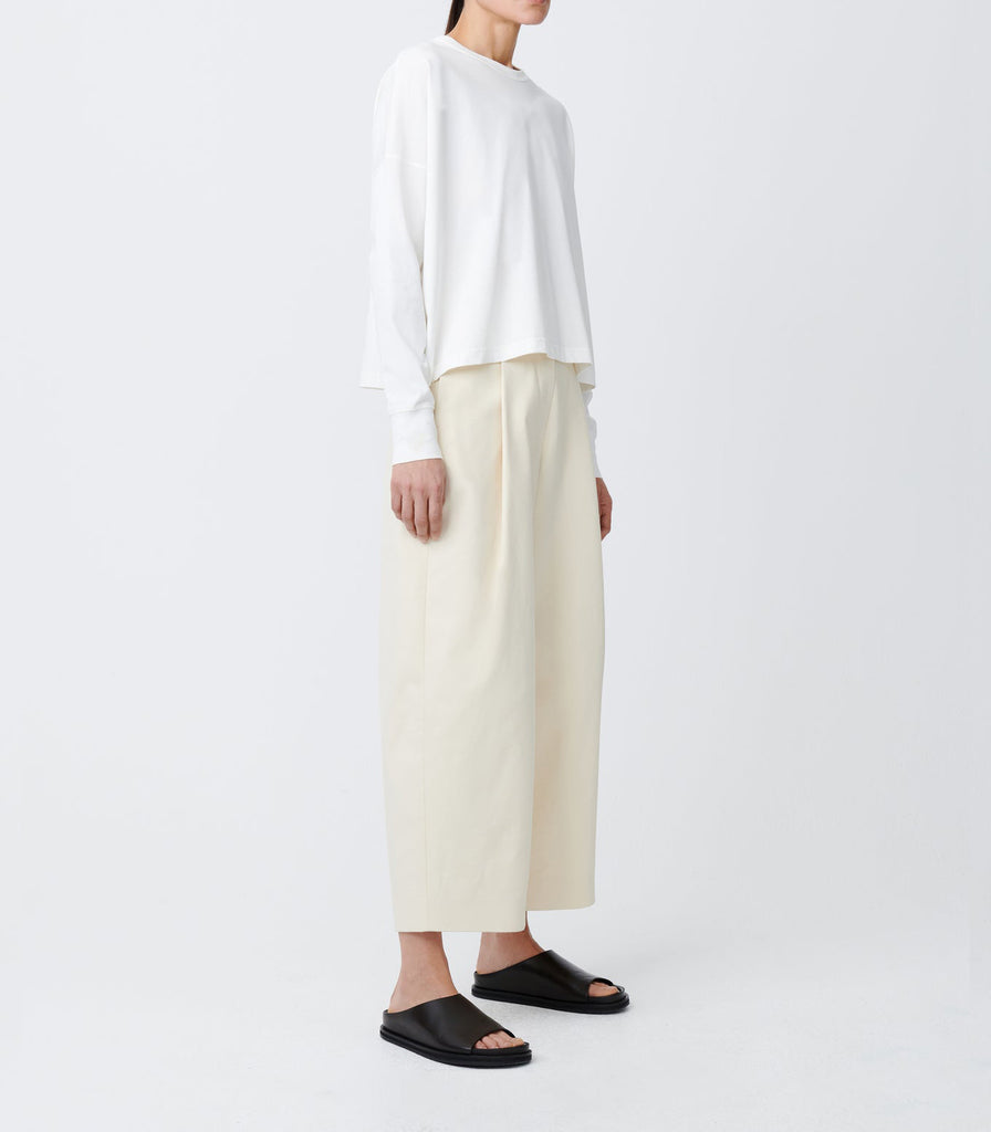 Studio Nicolson Loop Long Sleeve T-Shirt White
