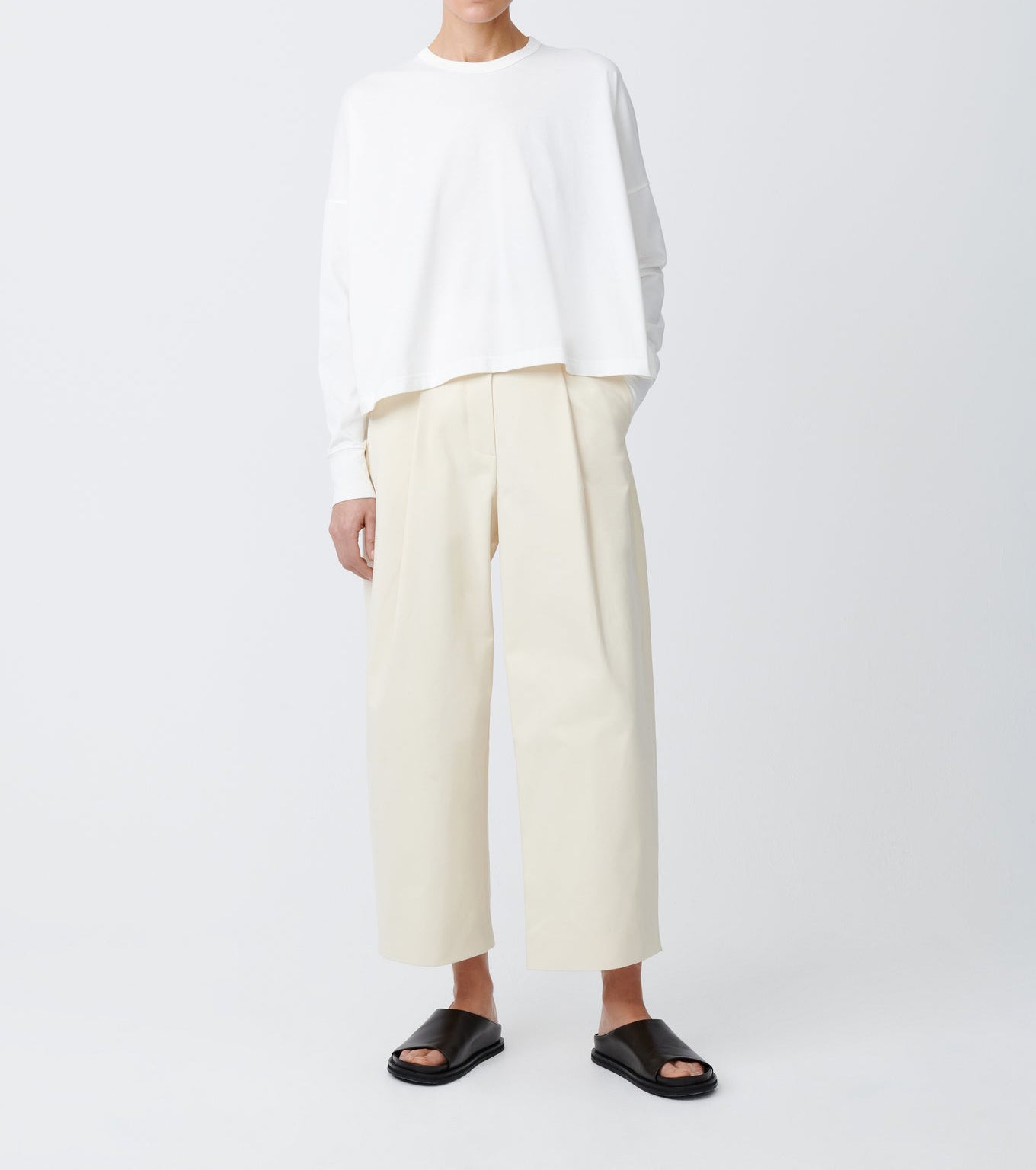 Studio Nicolson Loop Long Sleeve T-Shirt White