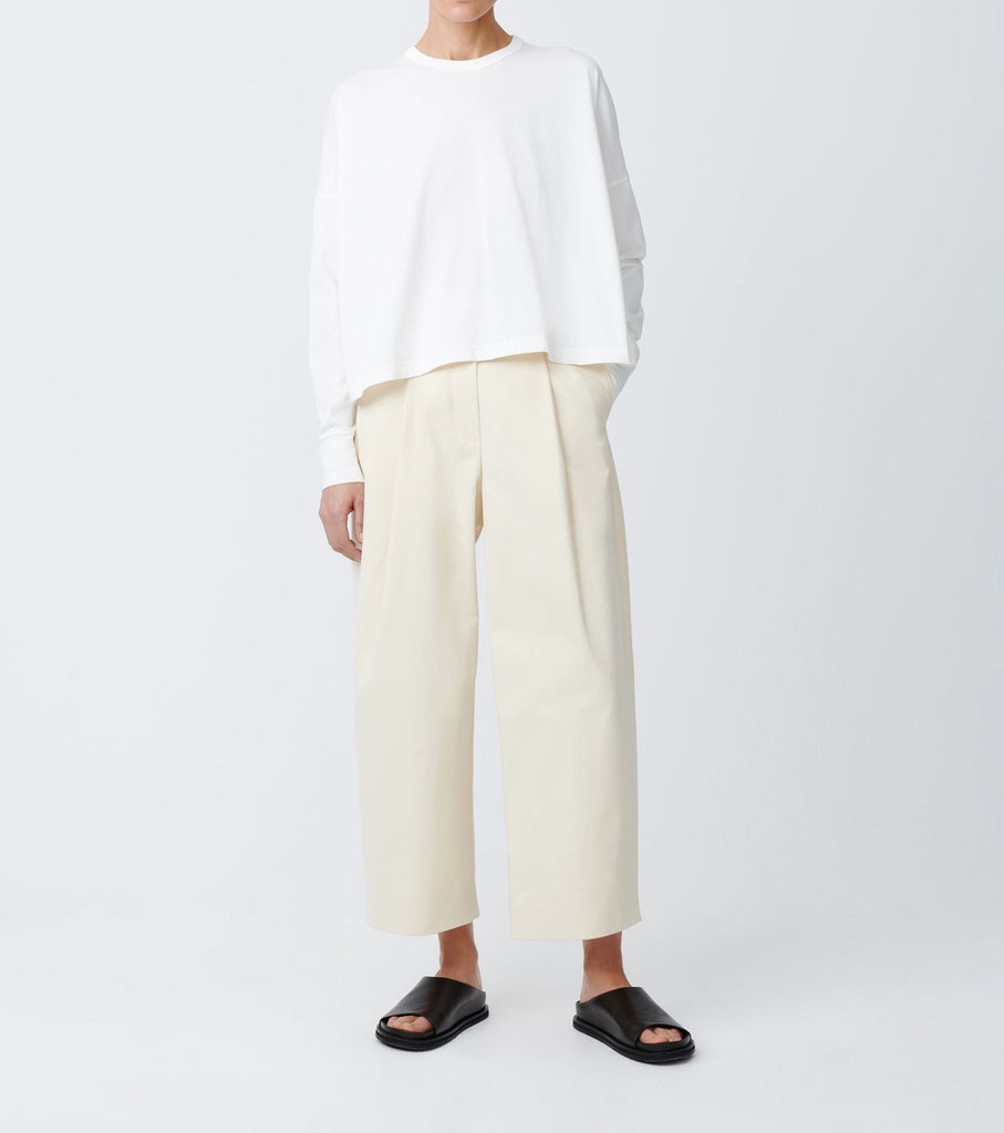 Studio Nicolson Loop Long Sleeve T-Shirt White