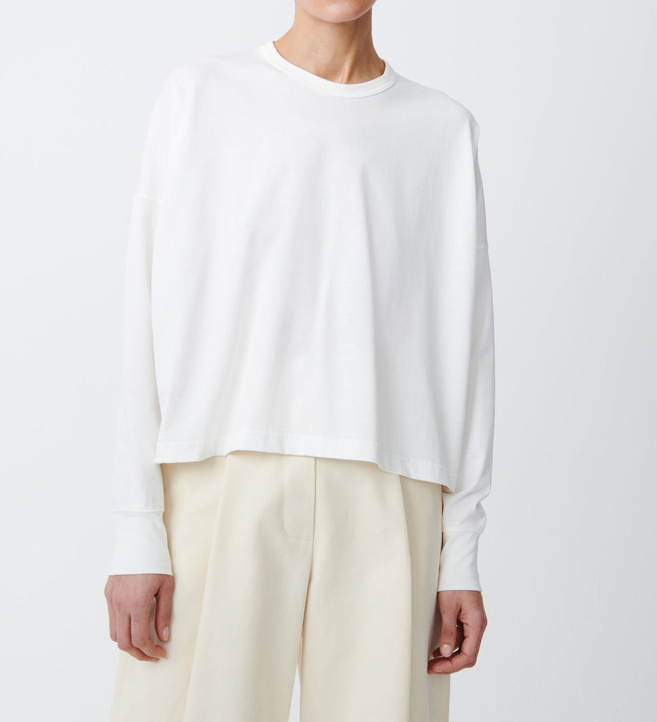 Studio Nicolson Loop Long Sleeve T-Shirt White