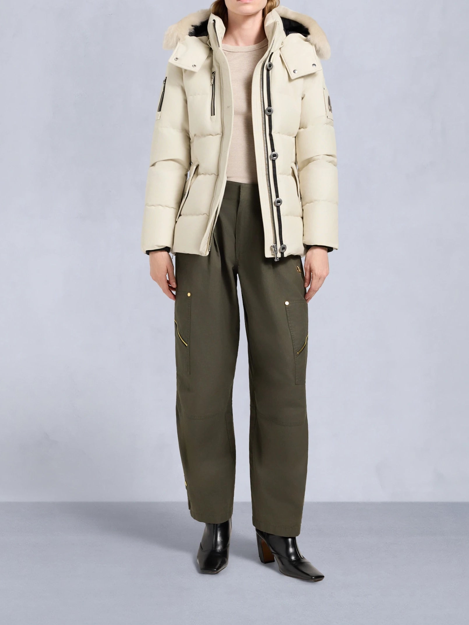 Moose Knuckles Original 3Q Jacket Alabaster