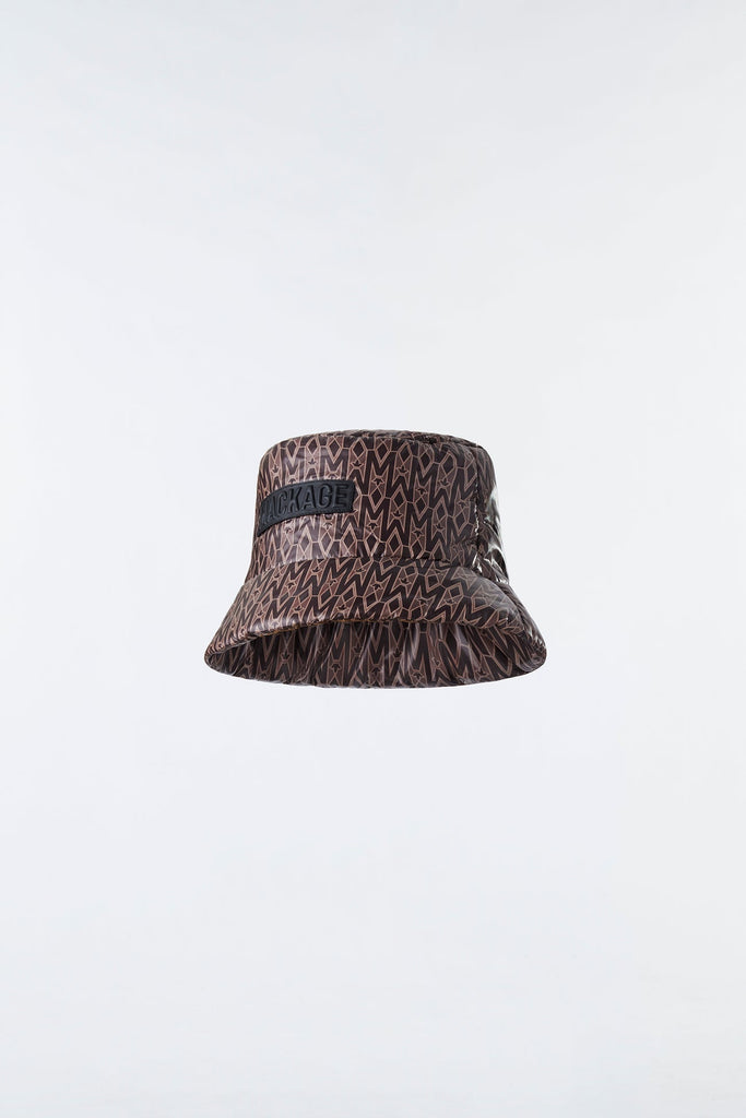 Maddy Light Down Logo Bucket Hat Coffee