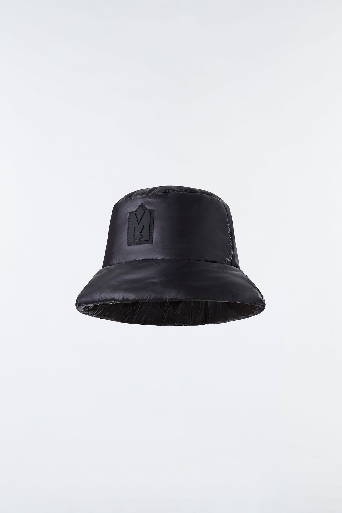 Maddy Light Down Logo Bucket Hat Black