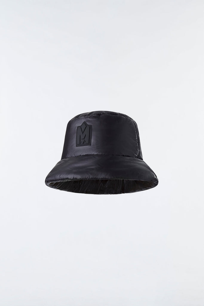 Maddy Light Down Logo Bucket Hat Black