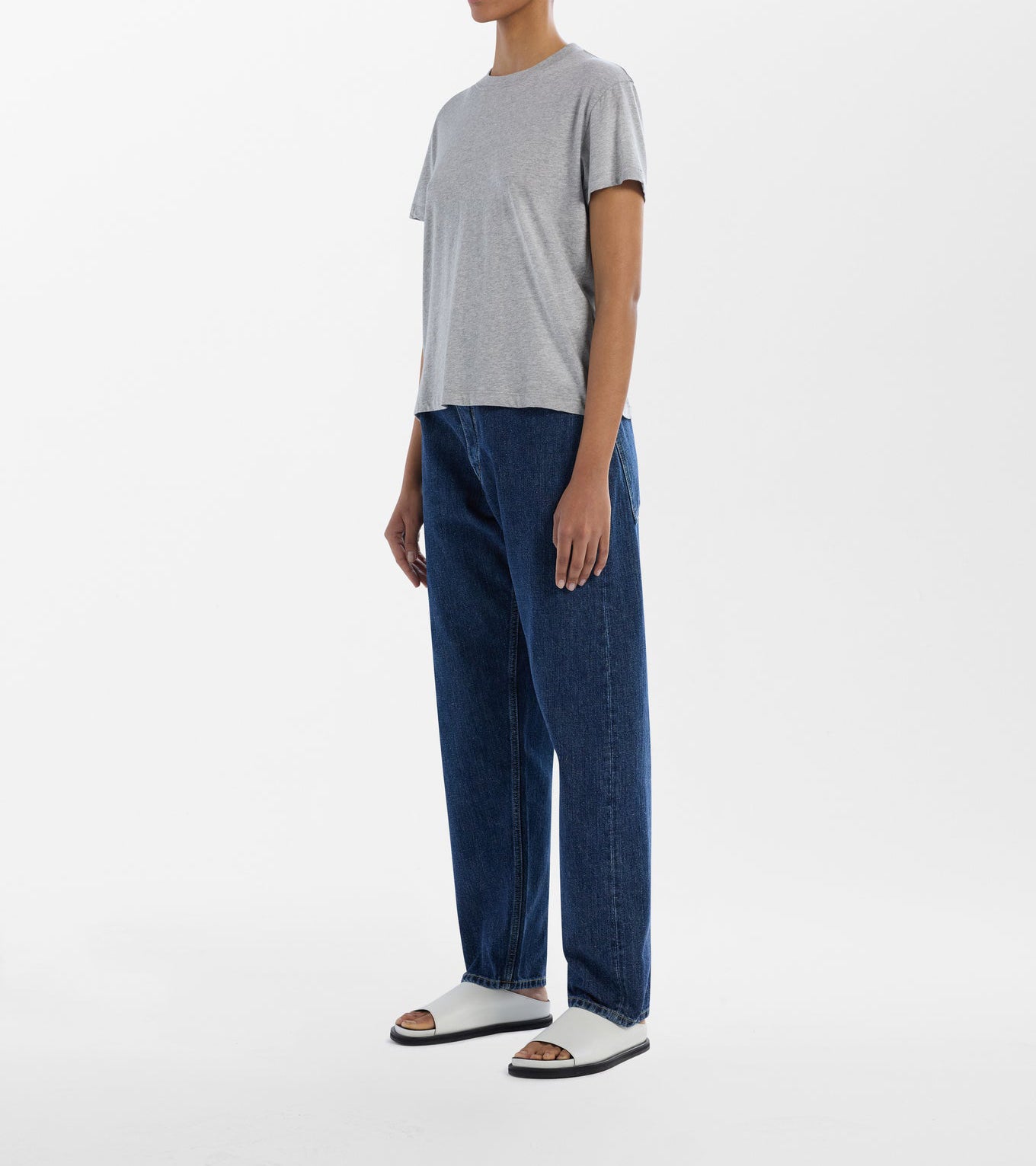 Studio Nicolson Marine T-Shirt Grey Marle