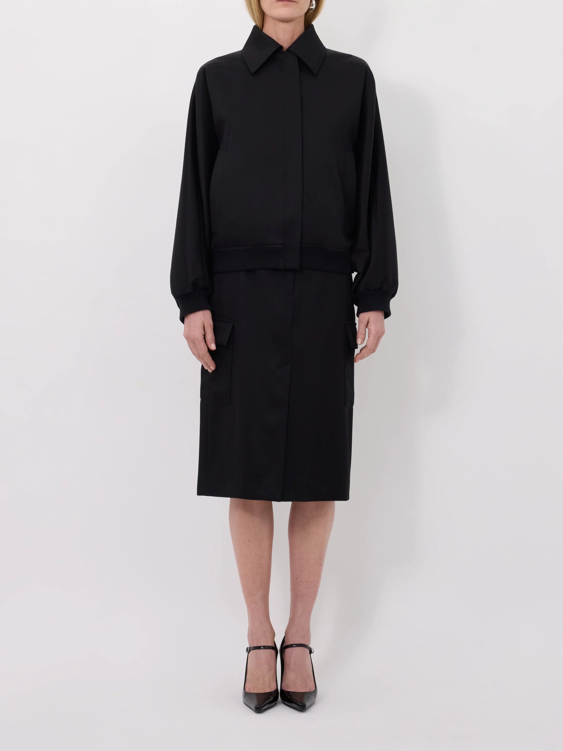 Loulou de Saison Frost Wool jacket Black