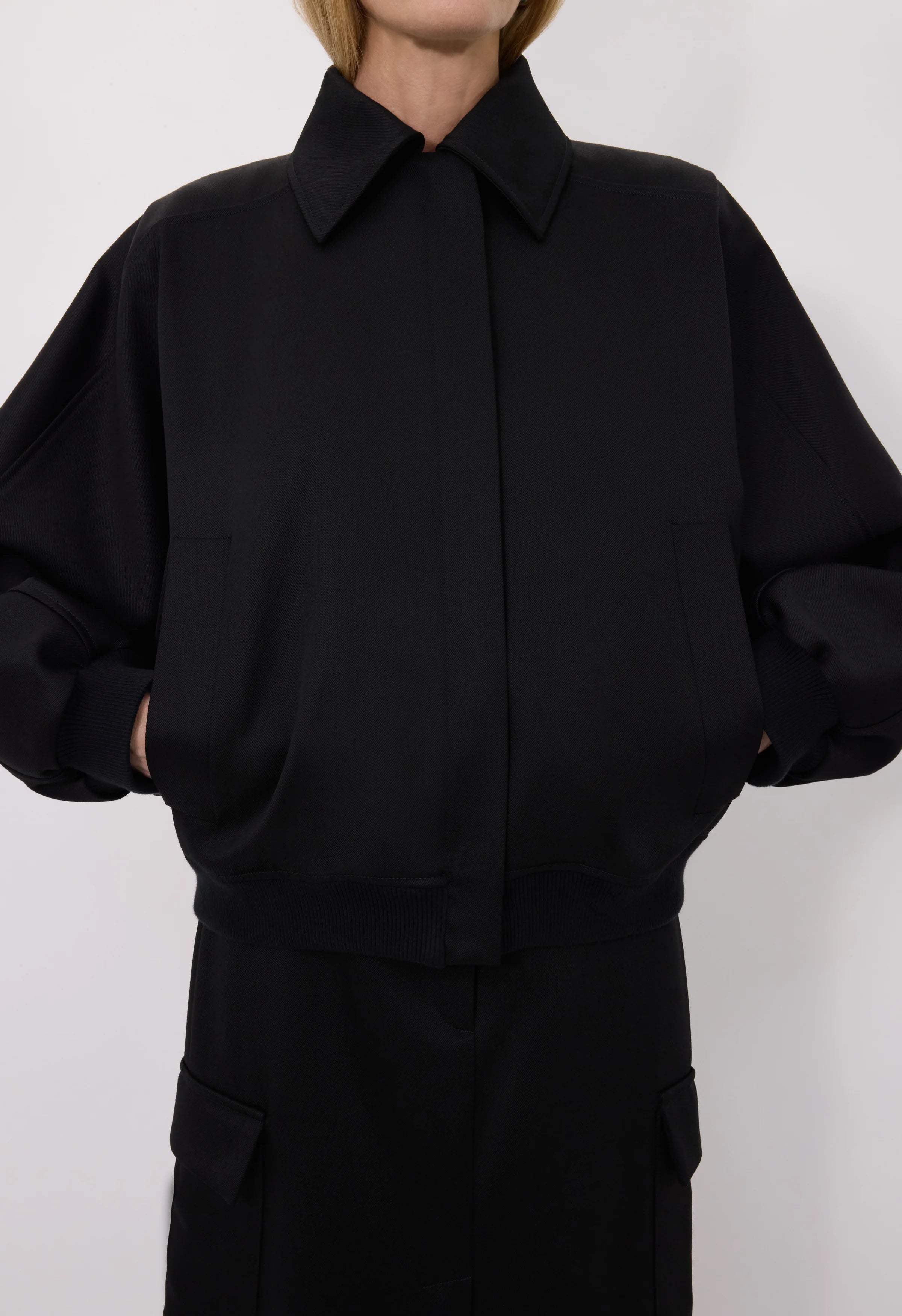 Loulou de Saison Frost Wool jacket Black