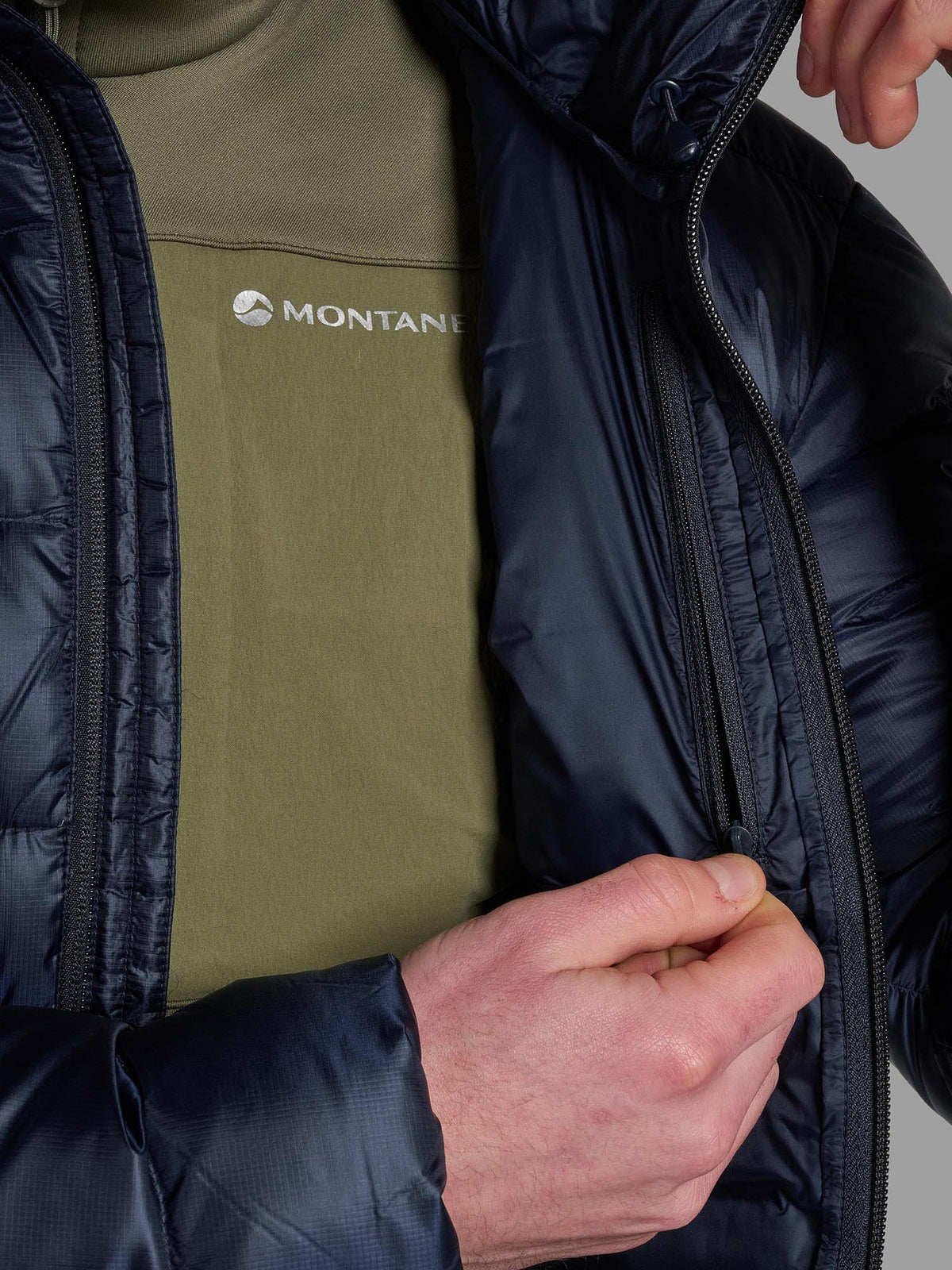Montane Men's Anti Freeze XT Hooded Down Jacket Eclipse Blue