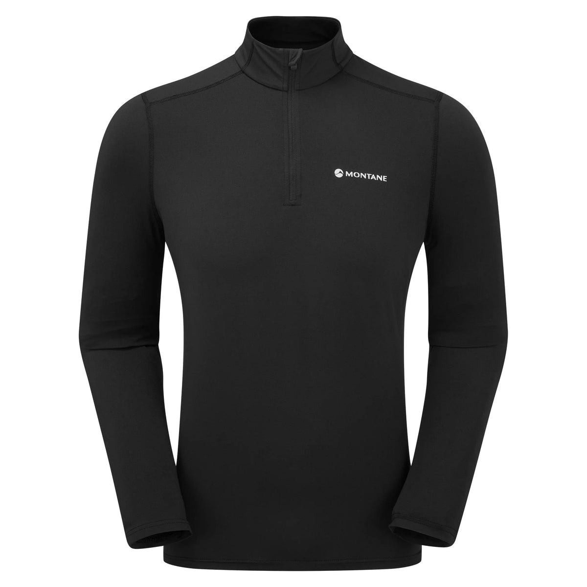 Montane Men's Dart XT Thermal Zip Neck Long Sleeved Top Black