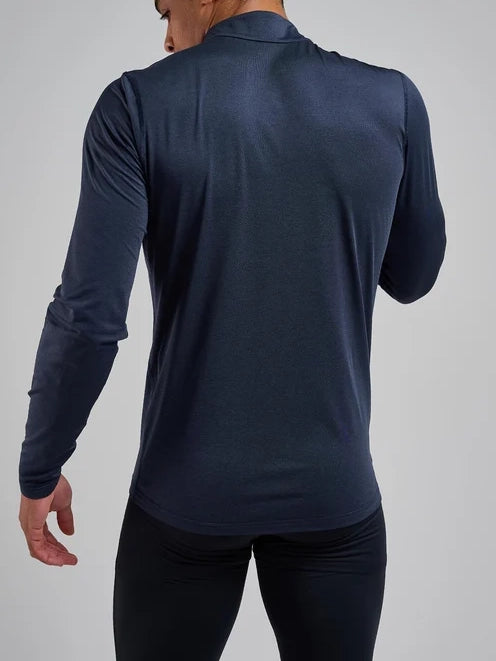 Montane Men's Dart XT Thermal Zip Neck Long Sleeved Top Eclipse Blue
