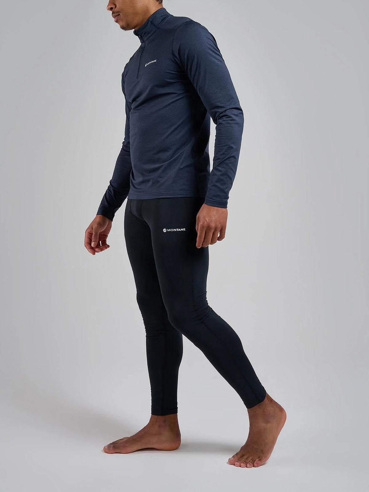 Montane Men's Dart XT Thermal Zip Neck Long Sleeved Top Eclipse Blue