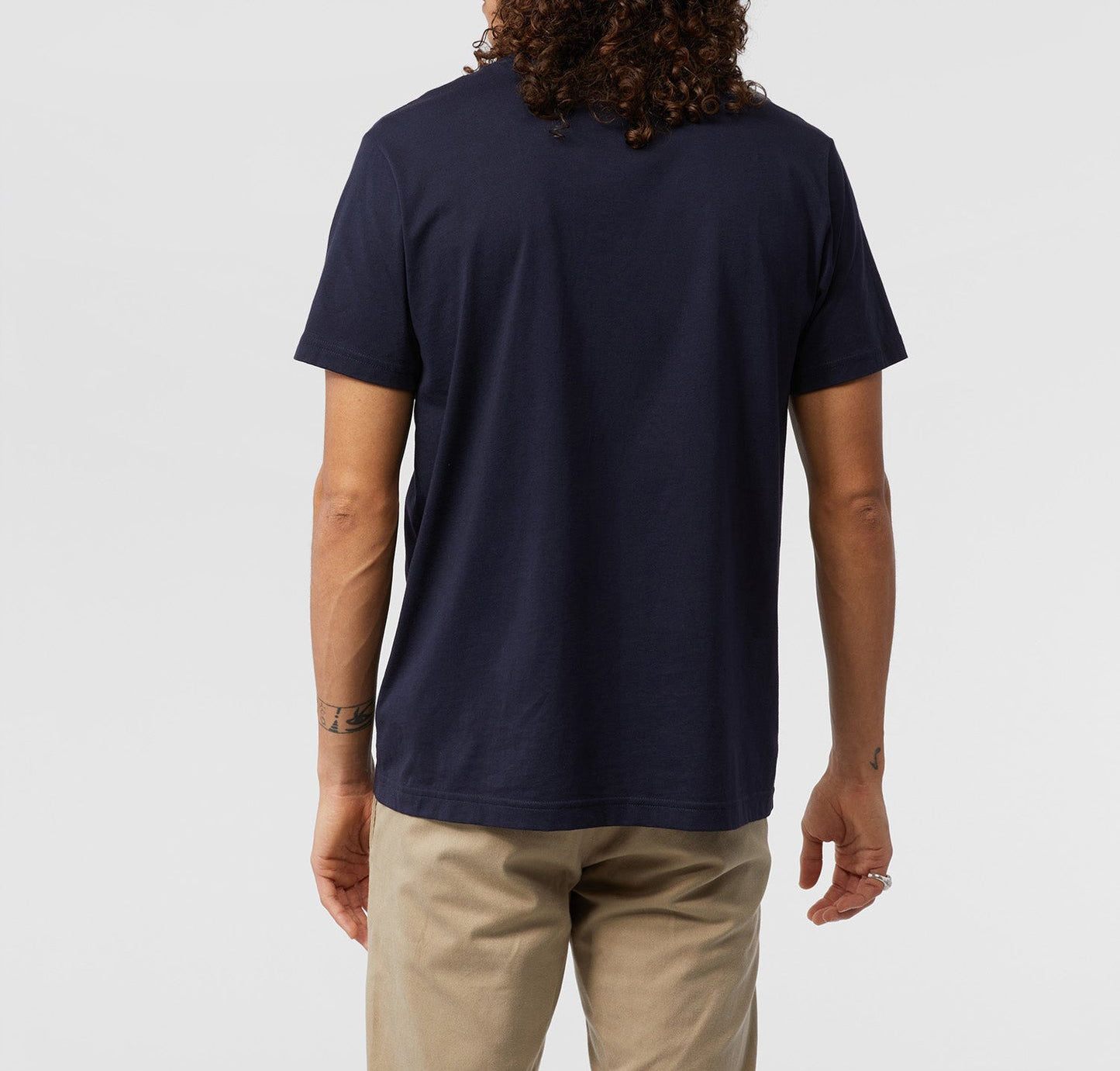 Psycho Bunny Mens Classic Crew Neck Tee Navy