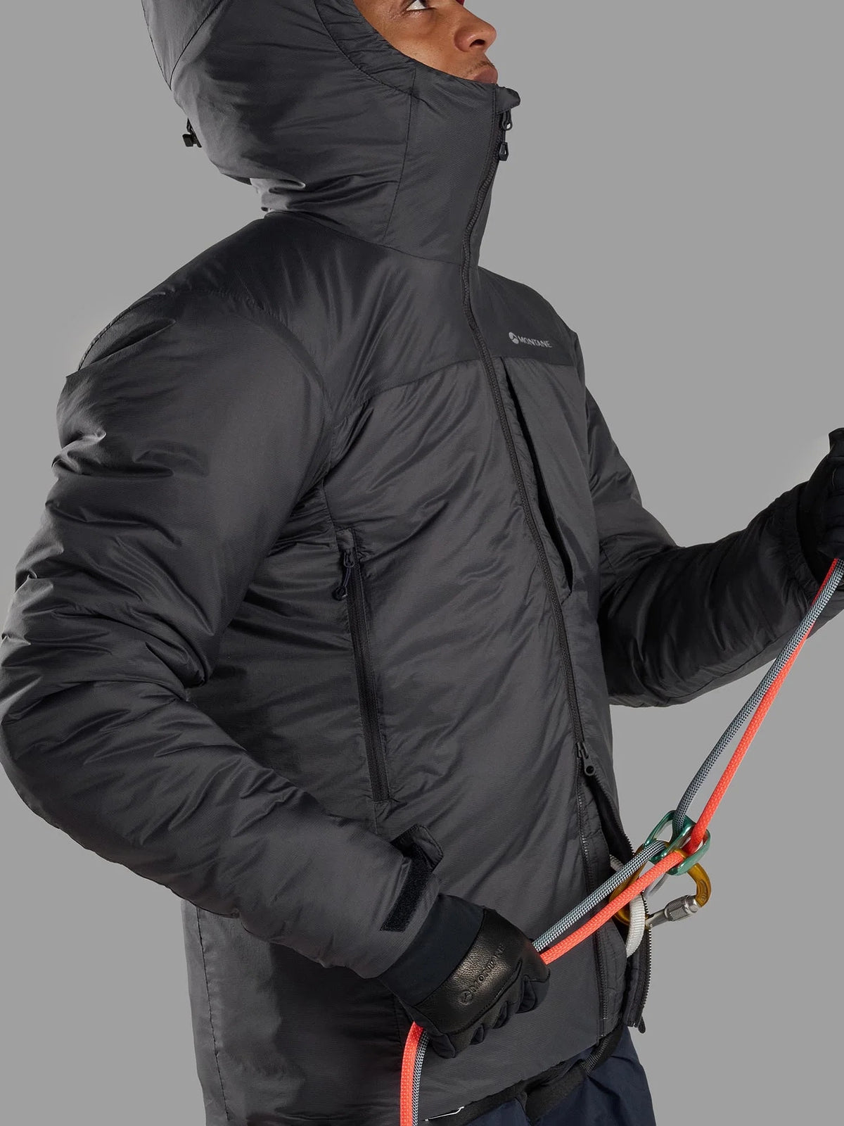 Montane Men's Fortes XT Hooded Insulated Jacket Midnight Grey