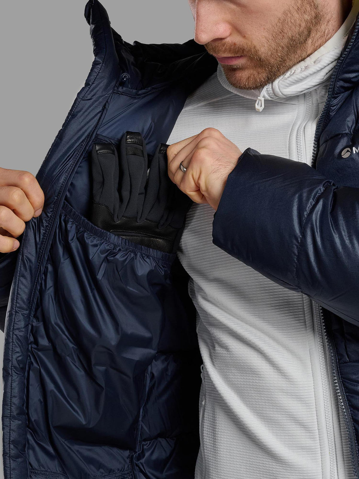 Montane Men's Kamen XT Hooded Down Jacket Eclipse Blue