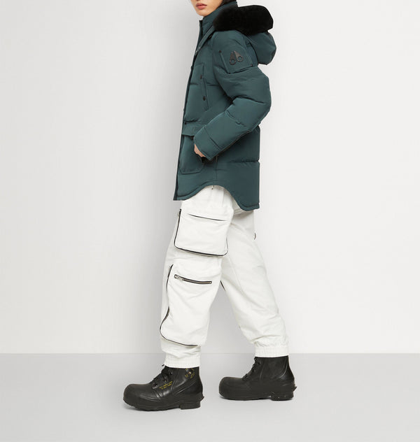 Moose Knuckles Ladies Onyx Anguille Jacket Shearling Forest Hill