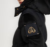 Moose Knuckles Ladies Velour Comptoir Puffer Black