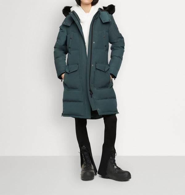 Moose Knuckles Ladies Onyx Causapscal Parka Forest Hill