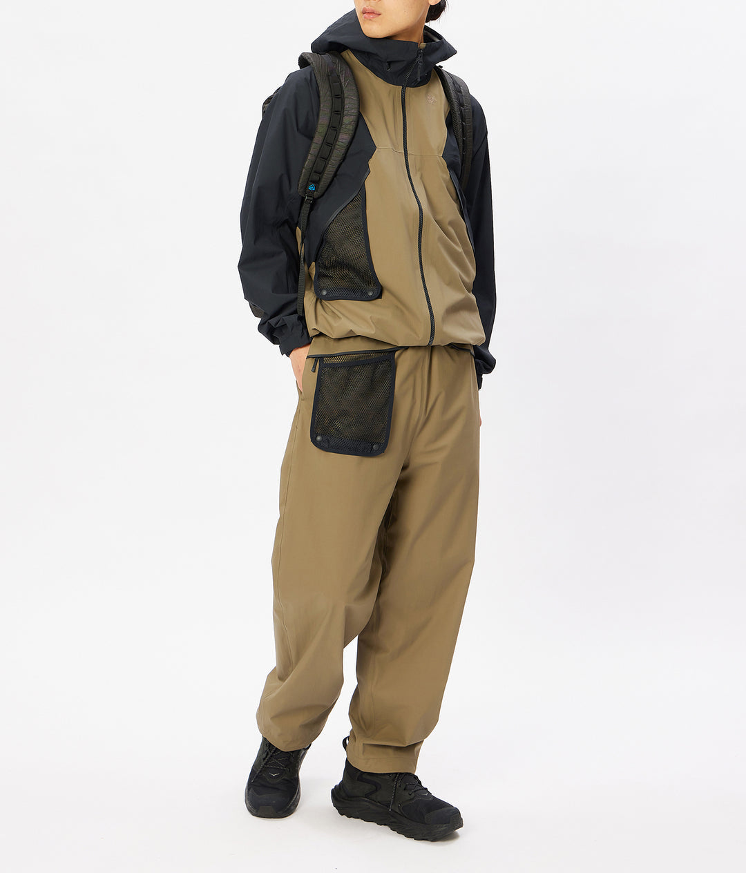 Goldwin Pertex Shieldair Mountaineering Jacket Black/Desert Taupe