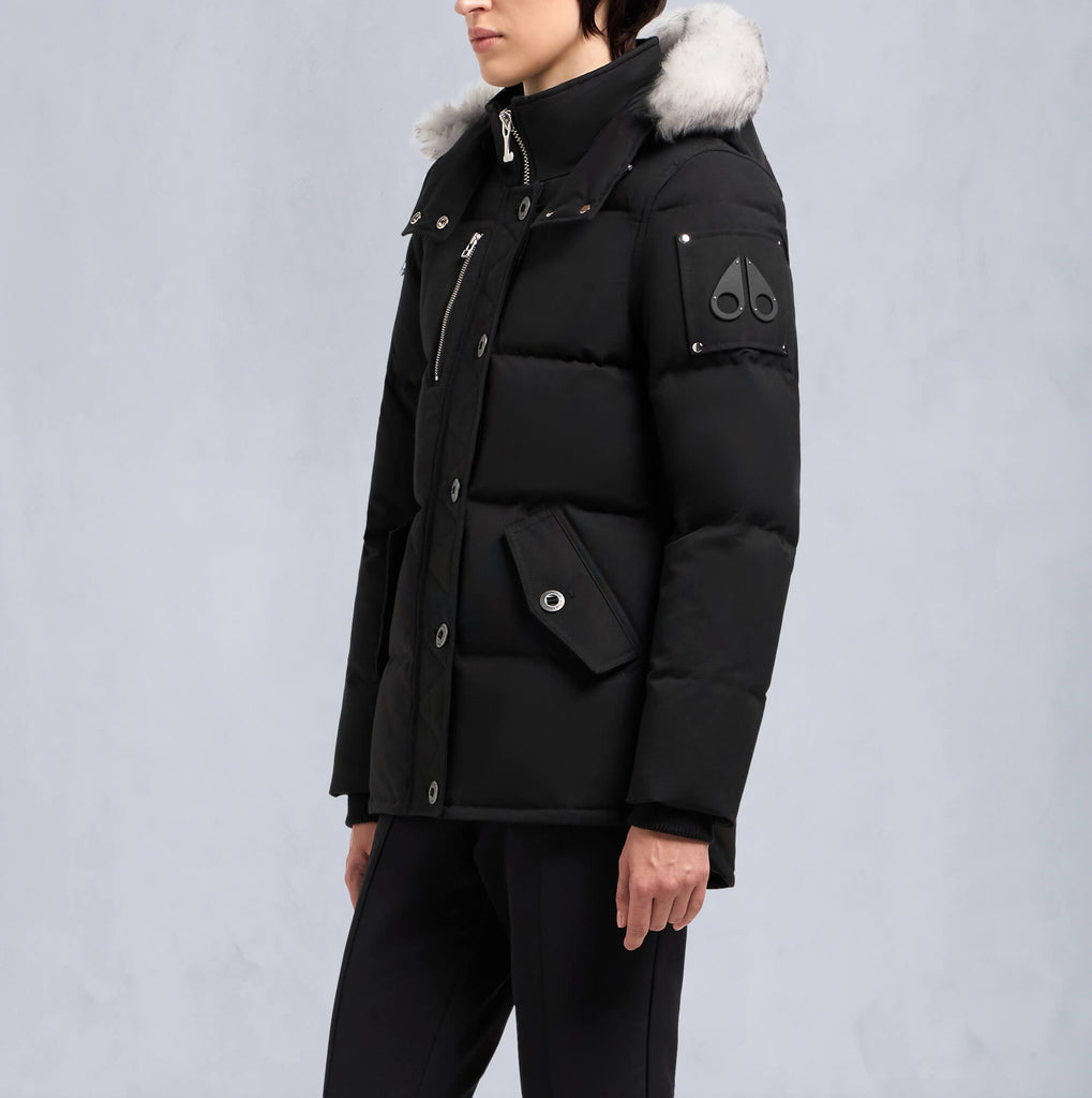 Moose Knuckles Ladies Original 3Q Shearling Black