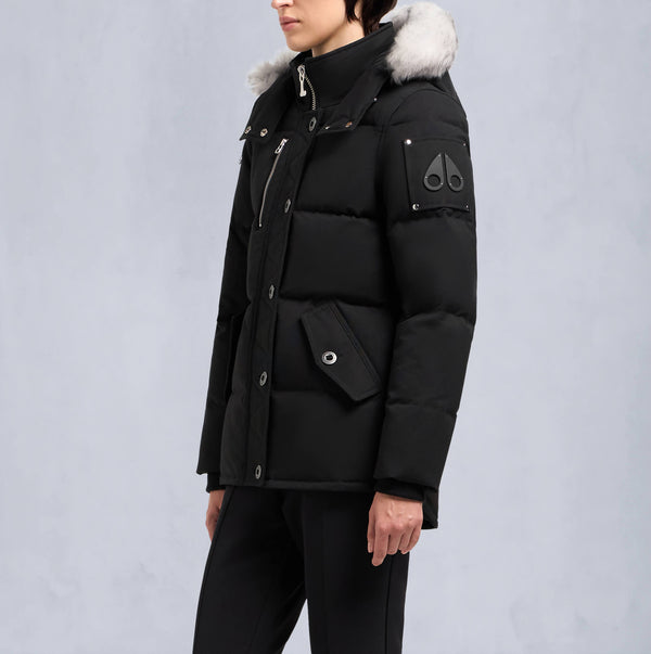 Moose Knuckles Ladies Original 3Q Shearling Black