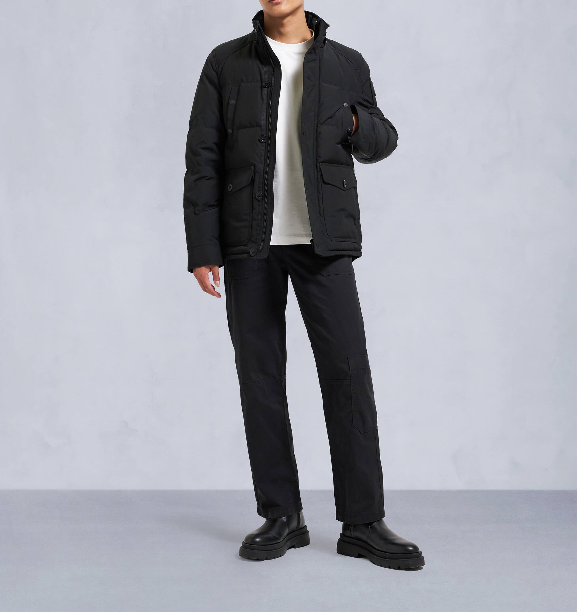 Moose Knuckles Men's Onyx Round Island Jacket Black