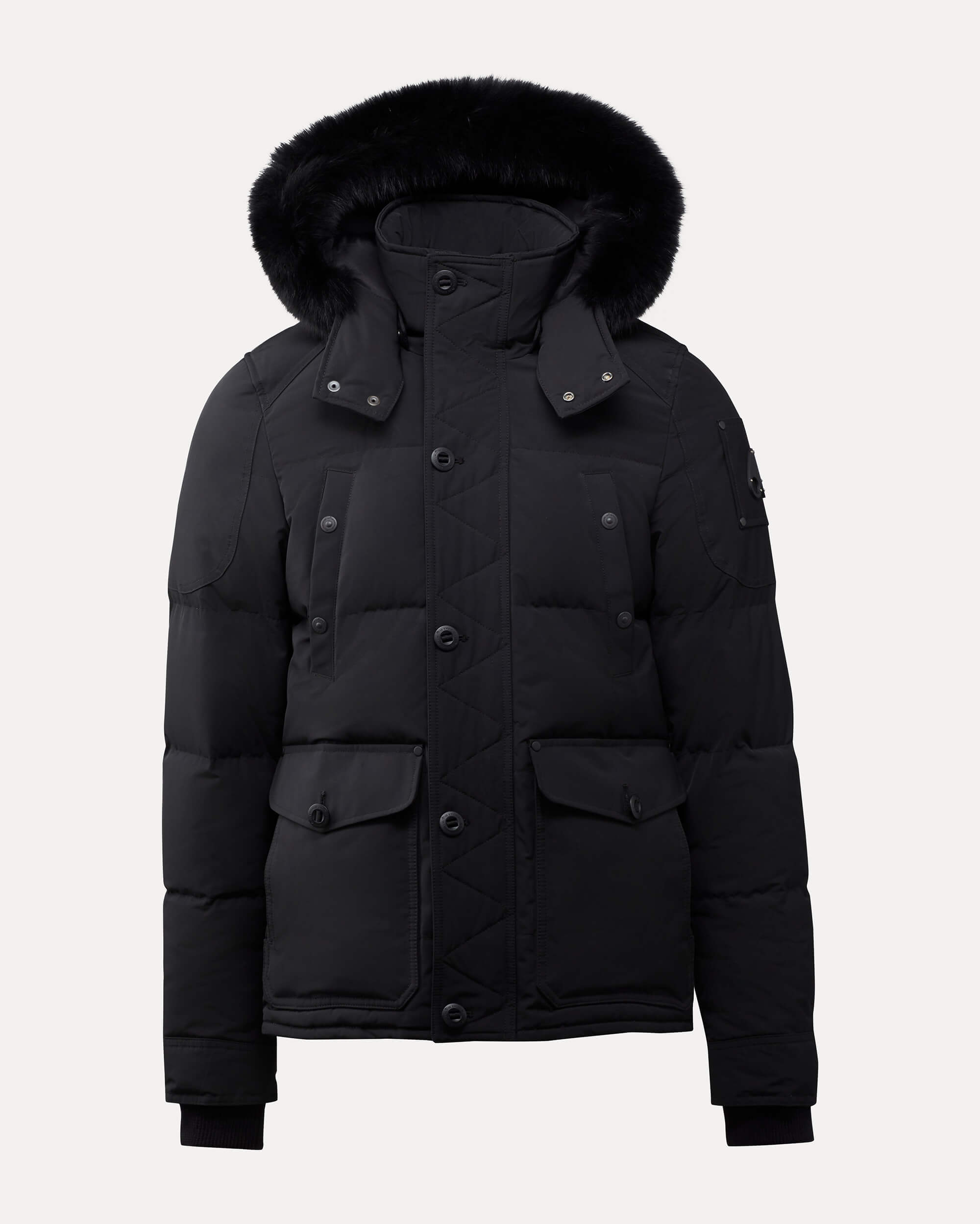 Moose Knuckles Men's Onyx Round Island Jacket Black