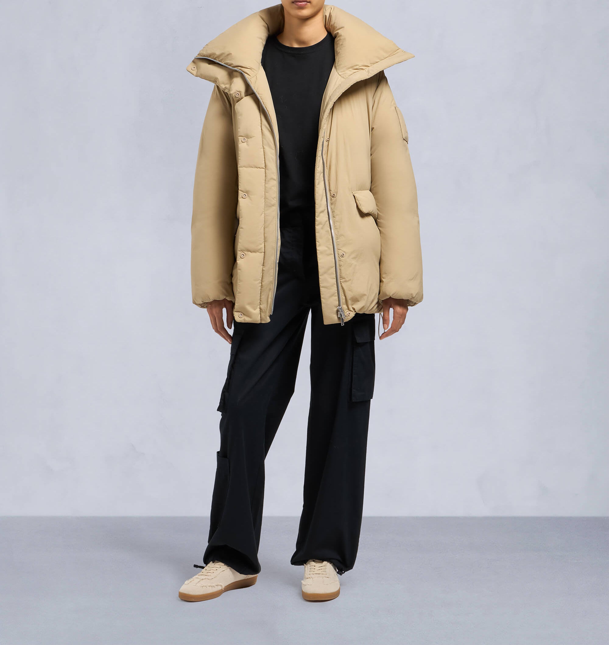 Moose Knuckles Ladies Duvet Katla 3Q Puffer Sand