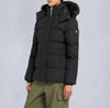 Moose Knuckles Ladies Cloud Shearling 3Q Jacket Black