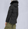 Moose Knuckles Ladies Cloud Shearling 3Q Jacket Black