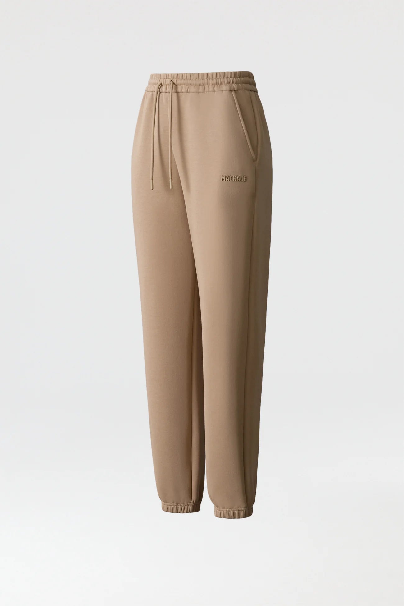 Mackage Nev Double-Face Jersey Sweatpants Lt Camel