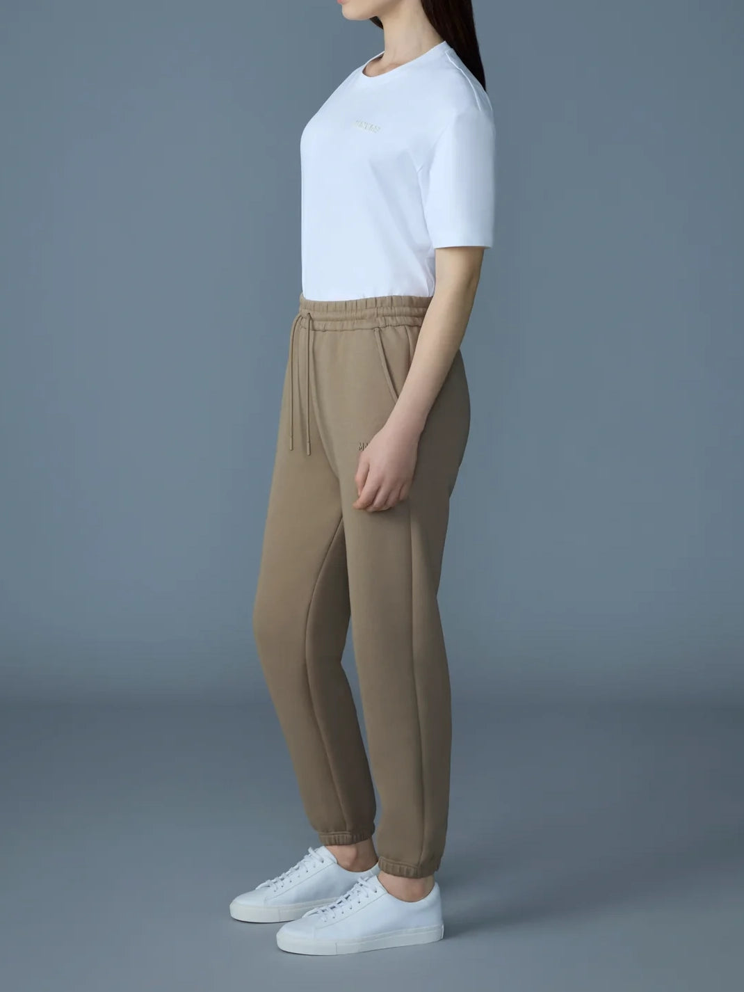 Mackage Nev Double-Face Jersey Sweatpants Lt Camel