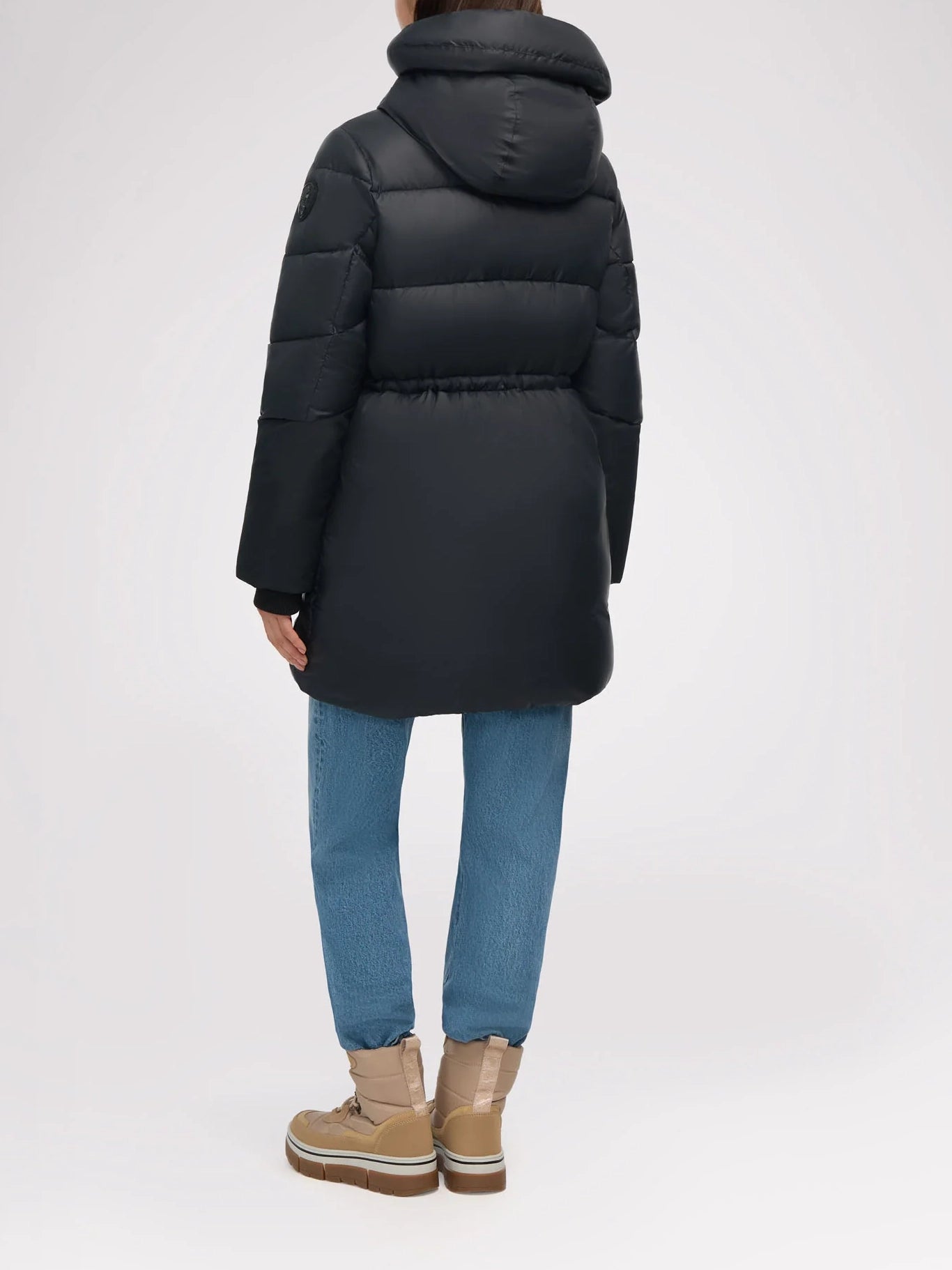 Pajar Heirani Women's Mid-Length Parka Puffer Black