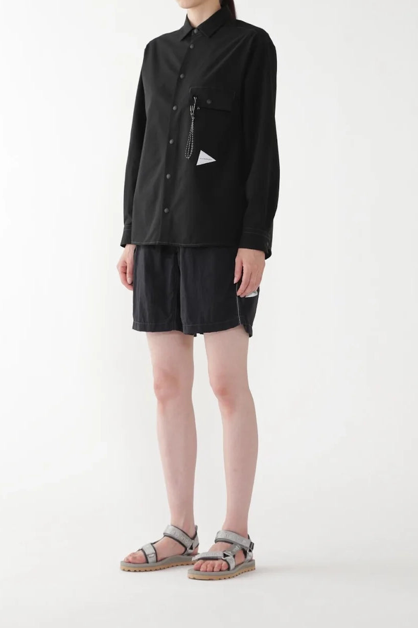 And Wander Dry Breathable LS Shirt Black