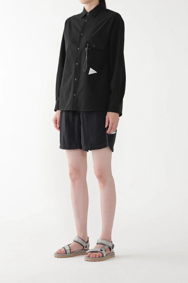 And Wander Dry Breathable LS Shirt Black