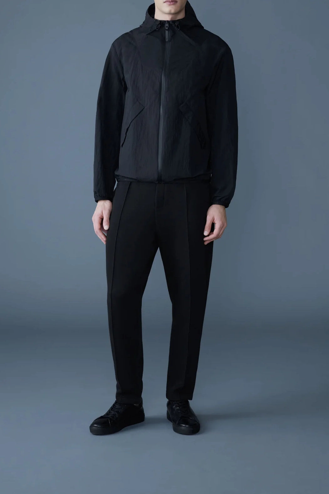 Mackage Reid Packable Rain Jacket Black