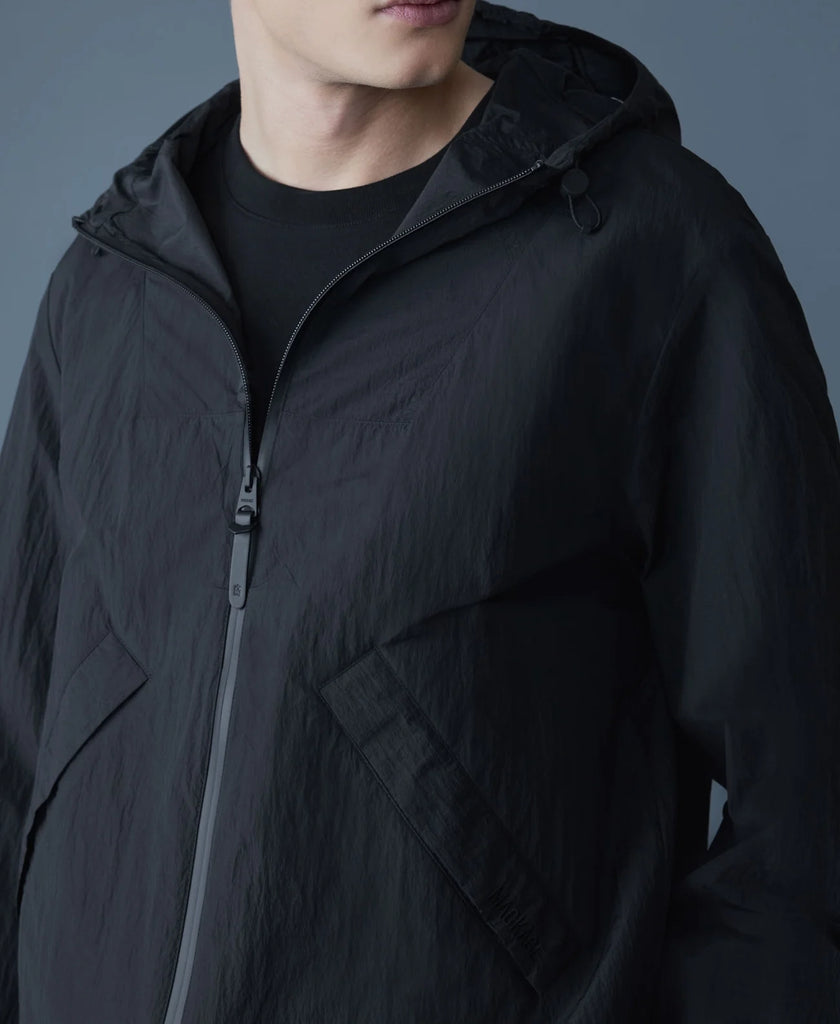 Mackage Reid Packable Rain Jacket Black