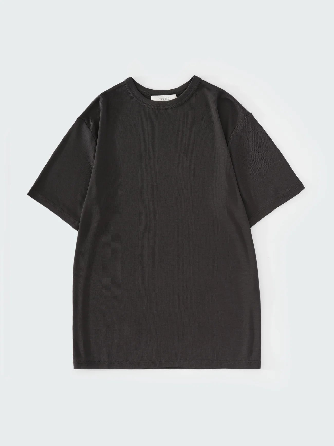 Studio Nicolson Rond T-Shirt Lyocell Rib Oil