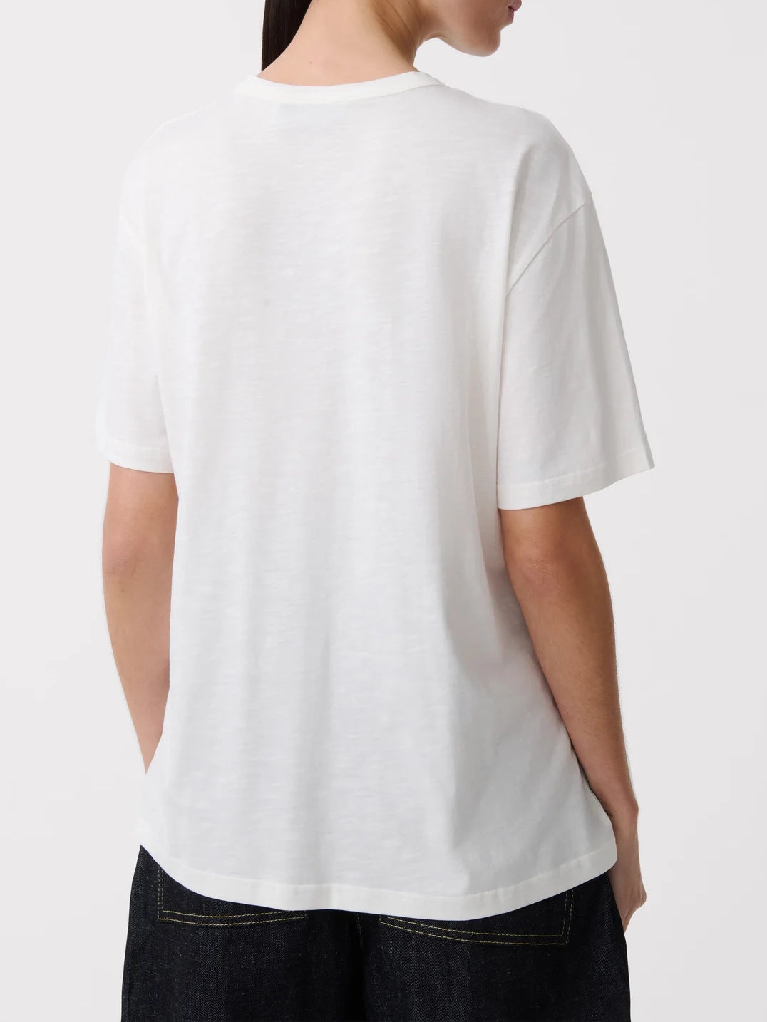 Studio Nicolson Rond T-Shirt Organic Cotton Parchment
