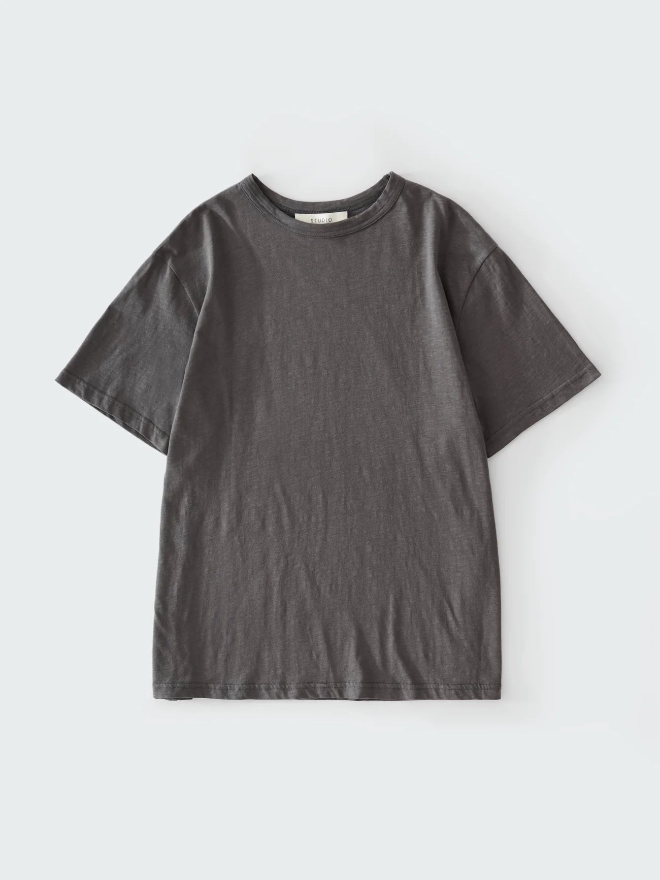 Studio Nicolson Rond T-Shirt Organic Cotton Thunder