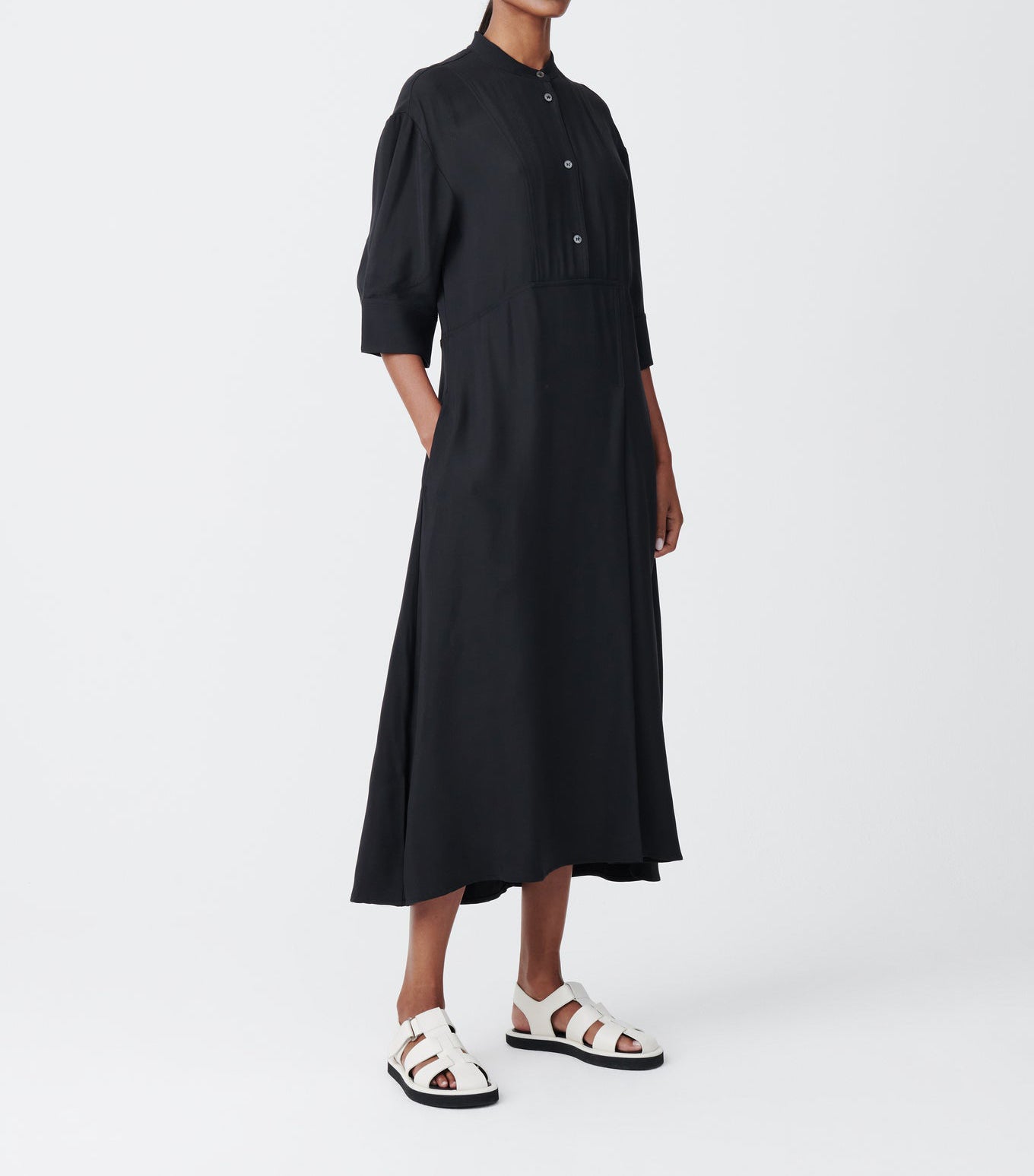 Studio Nicolson Sabo Dress Darkest Navy
