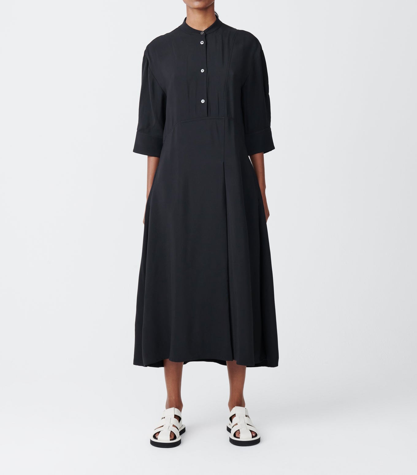 Studio Nicolson Sabo Dress Darkest Navy