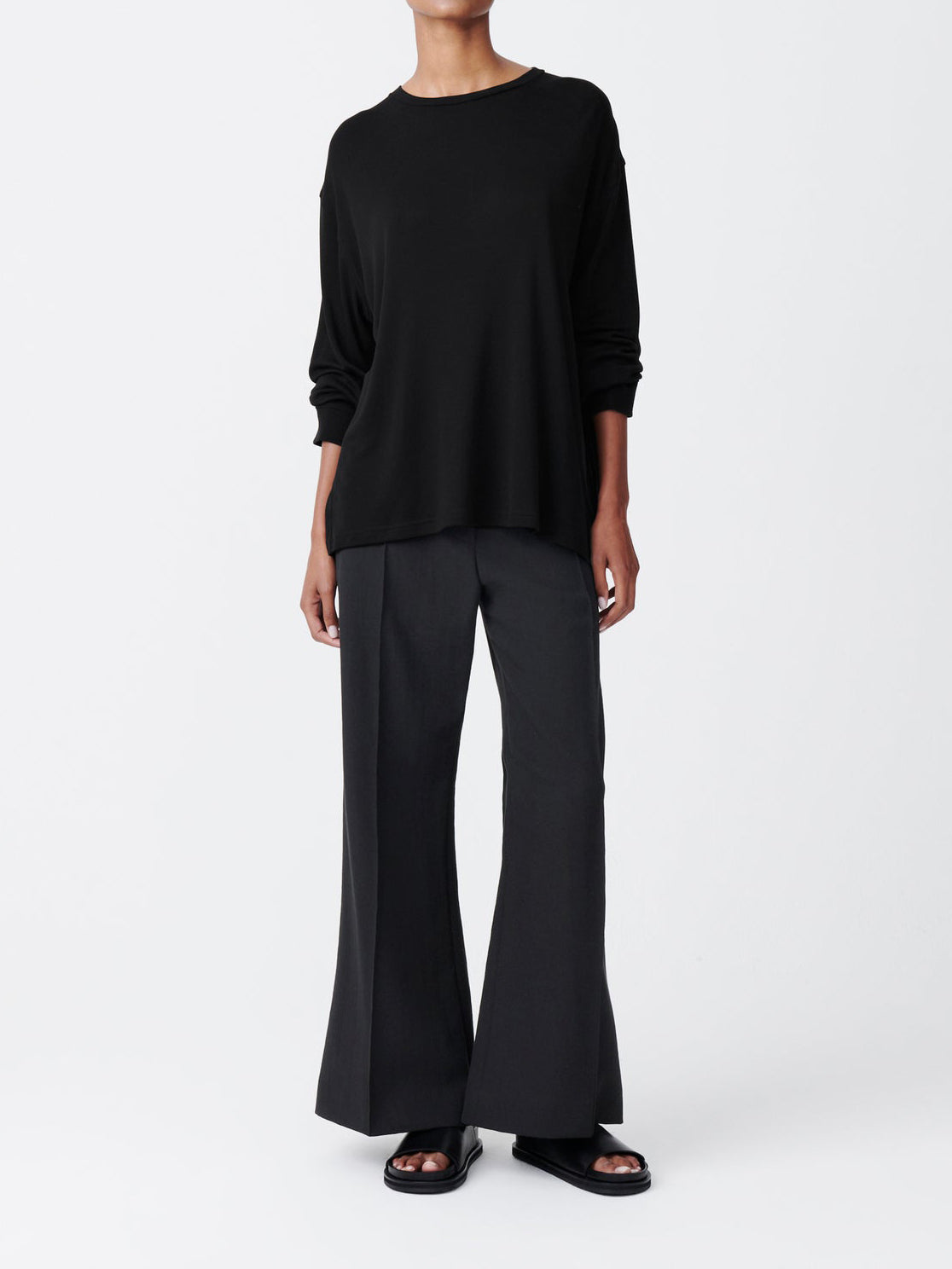 Studio Nicolson Simmons Lyocell T-Shirt Black