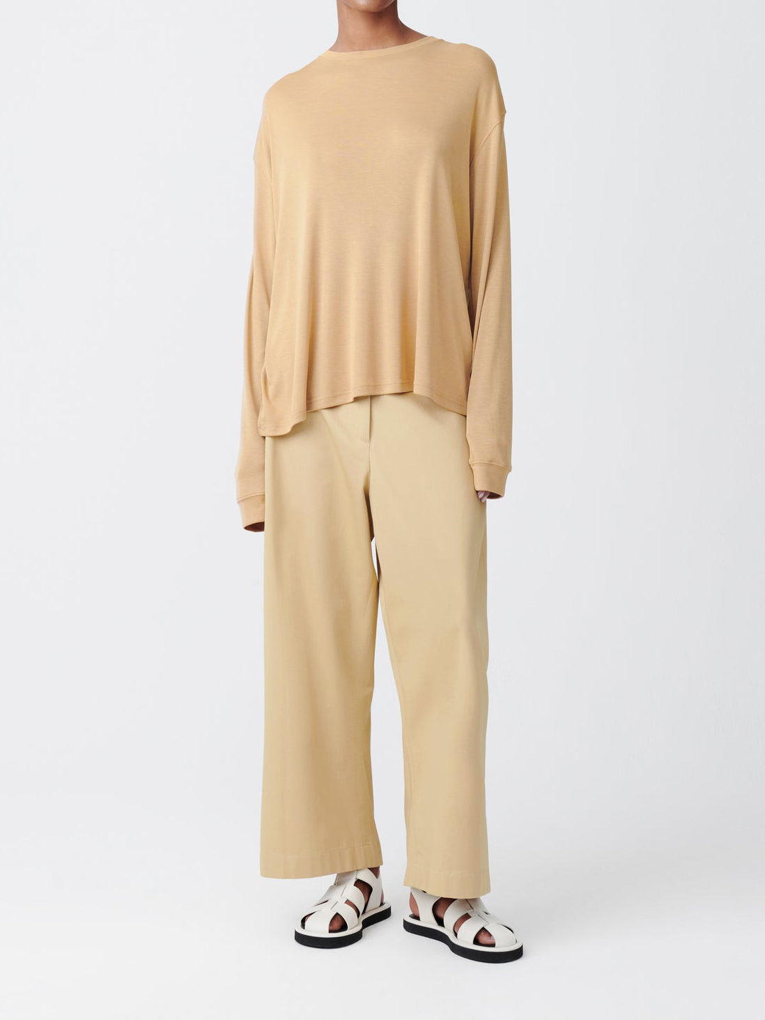 Studio Nicolson Simmons Lyocell T-Shirt Sand