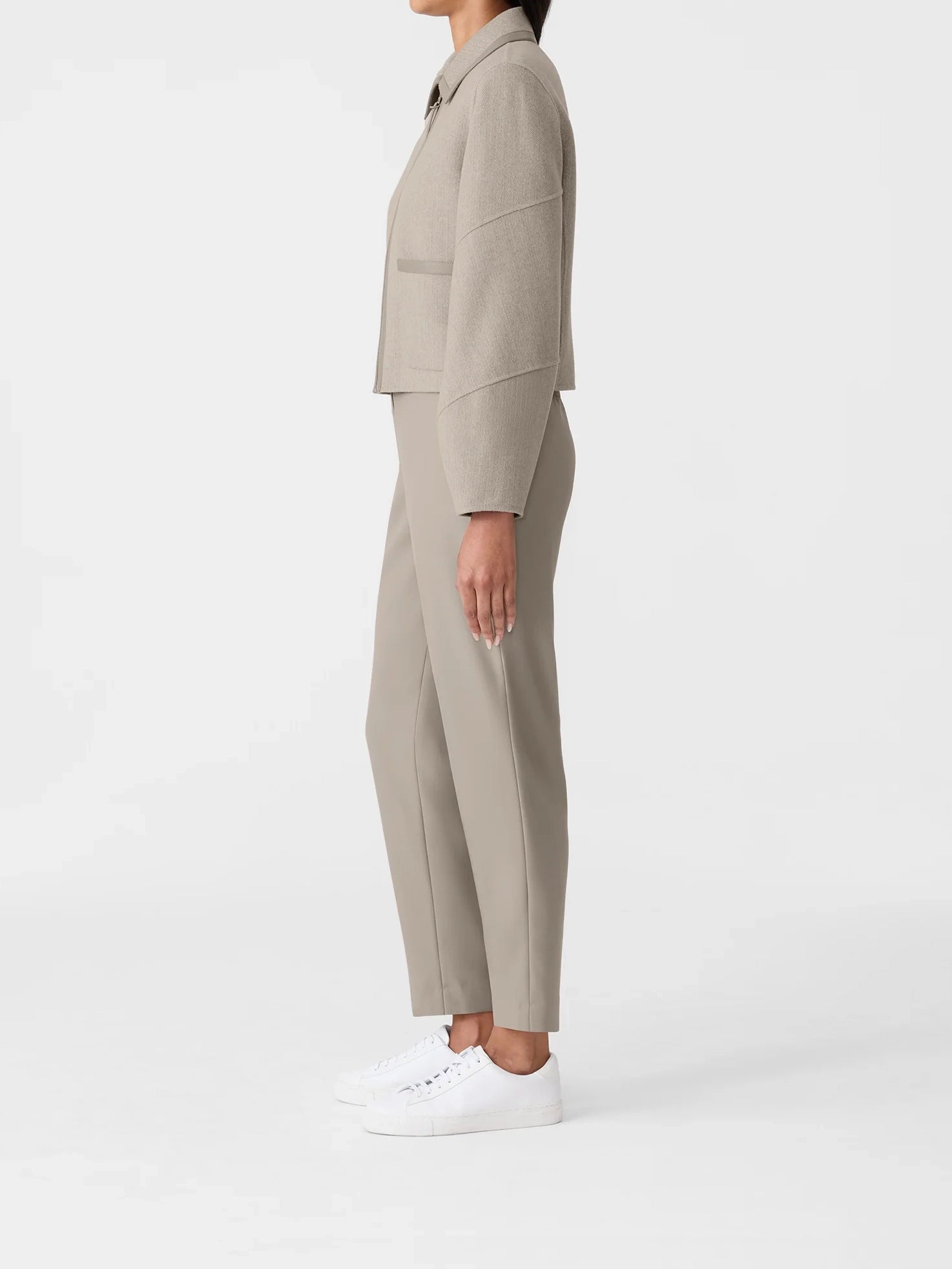 Mackage Solana-hb Short Jacket Mix-Taupe