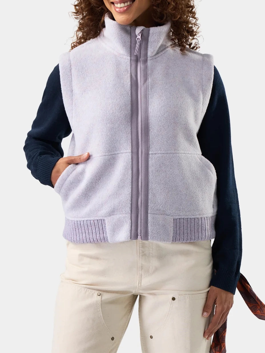 Smartwool Women's Second Cut™ Fleece Vest Icy Lavender Sky