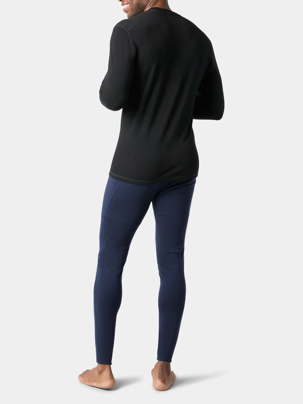 Smartwool Men's Classic Thermal Merino Base Layer Crew Black